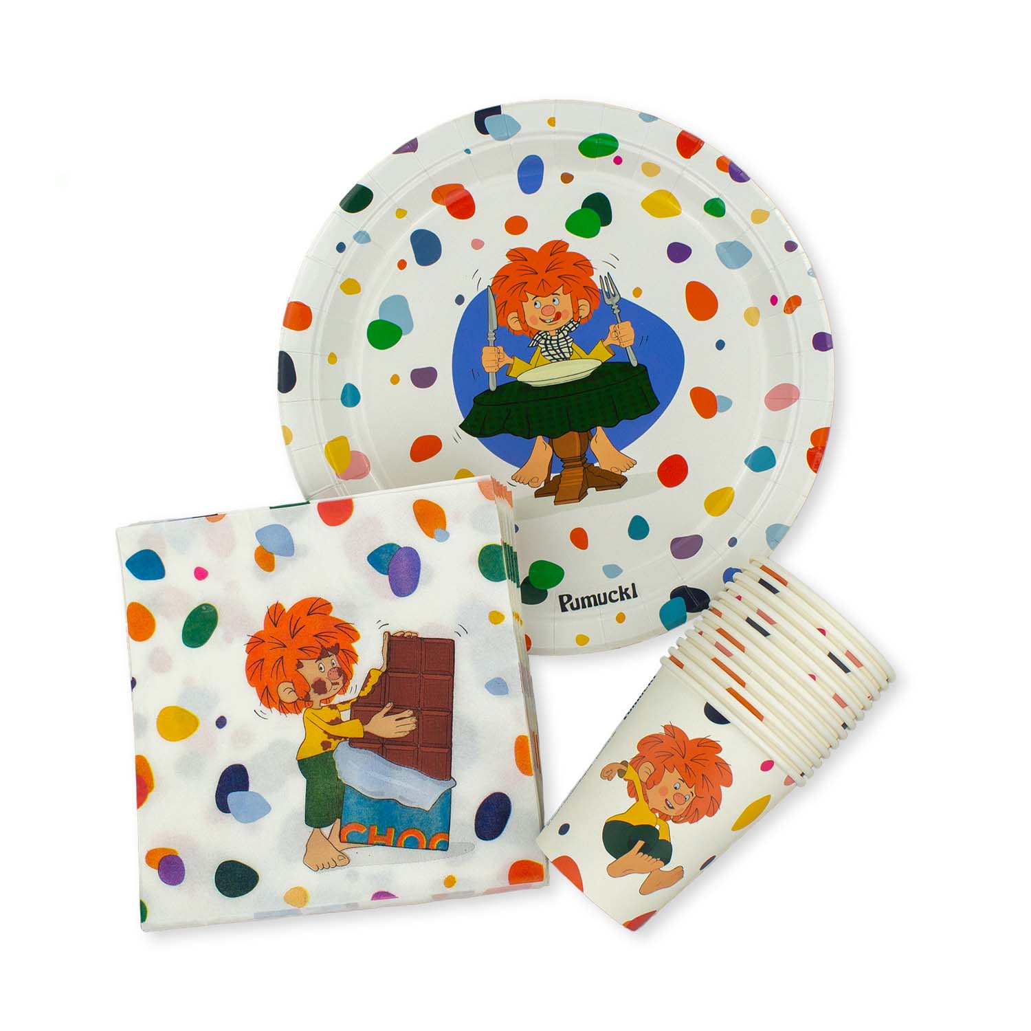 ®Pumuckl Kinder Partygeschirr-Set