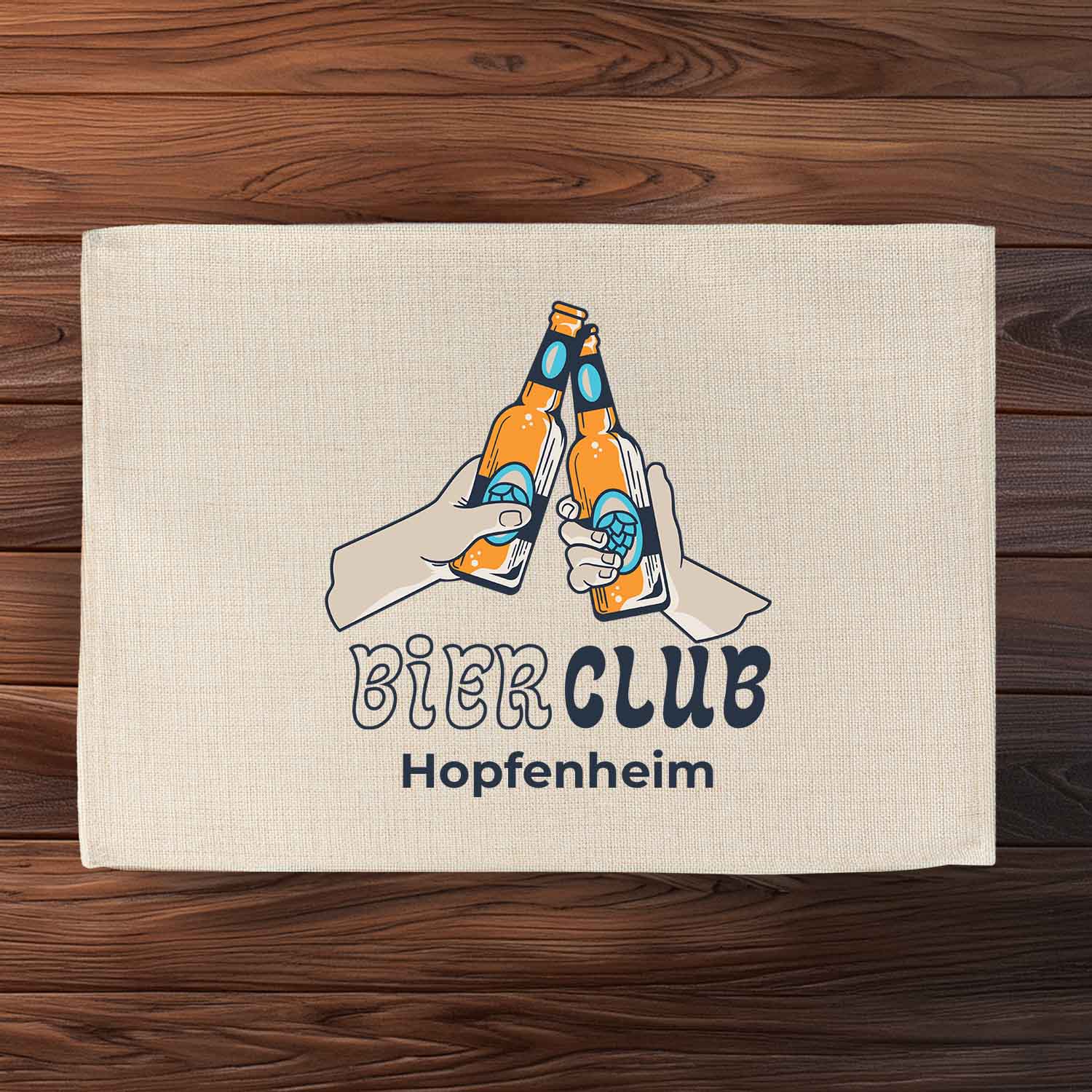 Tischset "Bier Club" mit Wunschname