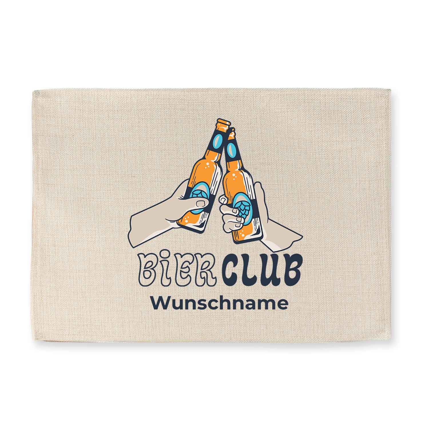 Tischset "Bier Club" mit Wunschname