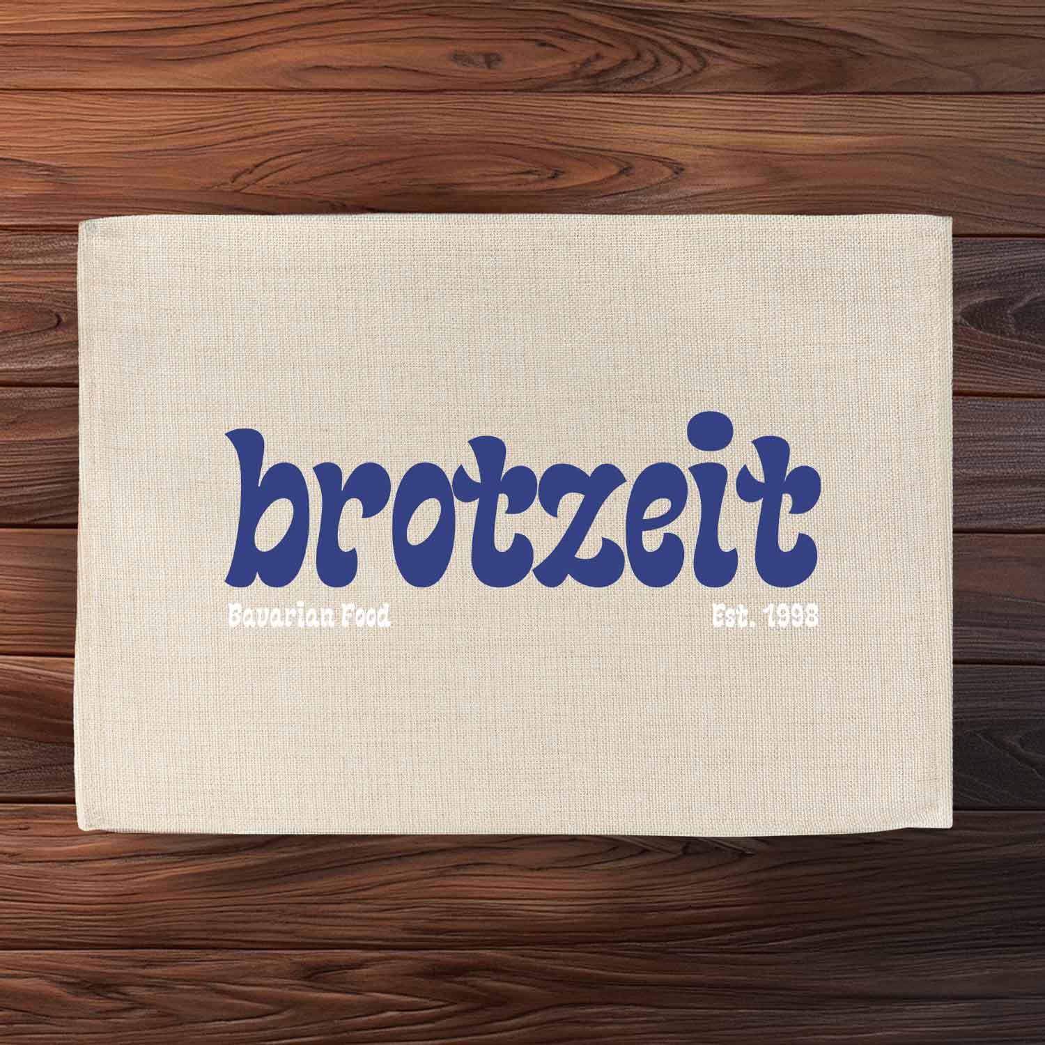 Tischset "Brotzeit est. 1998"