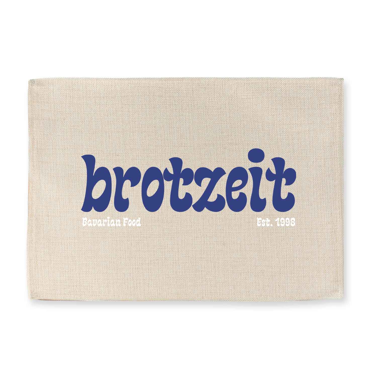 Tischset "Brotzeit est. 1998"