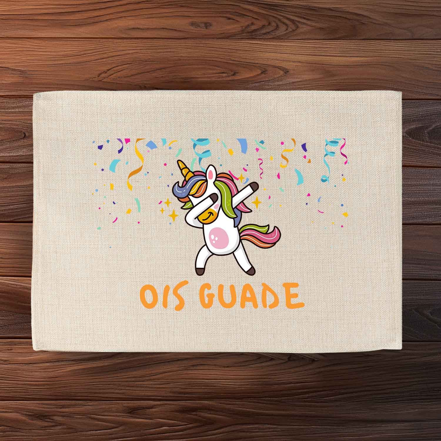 Tischset "Ois Guade Einhorn"