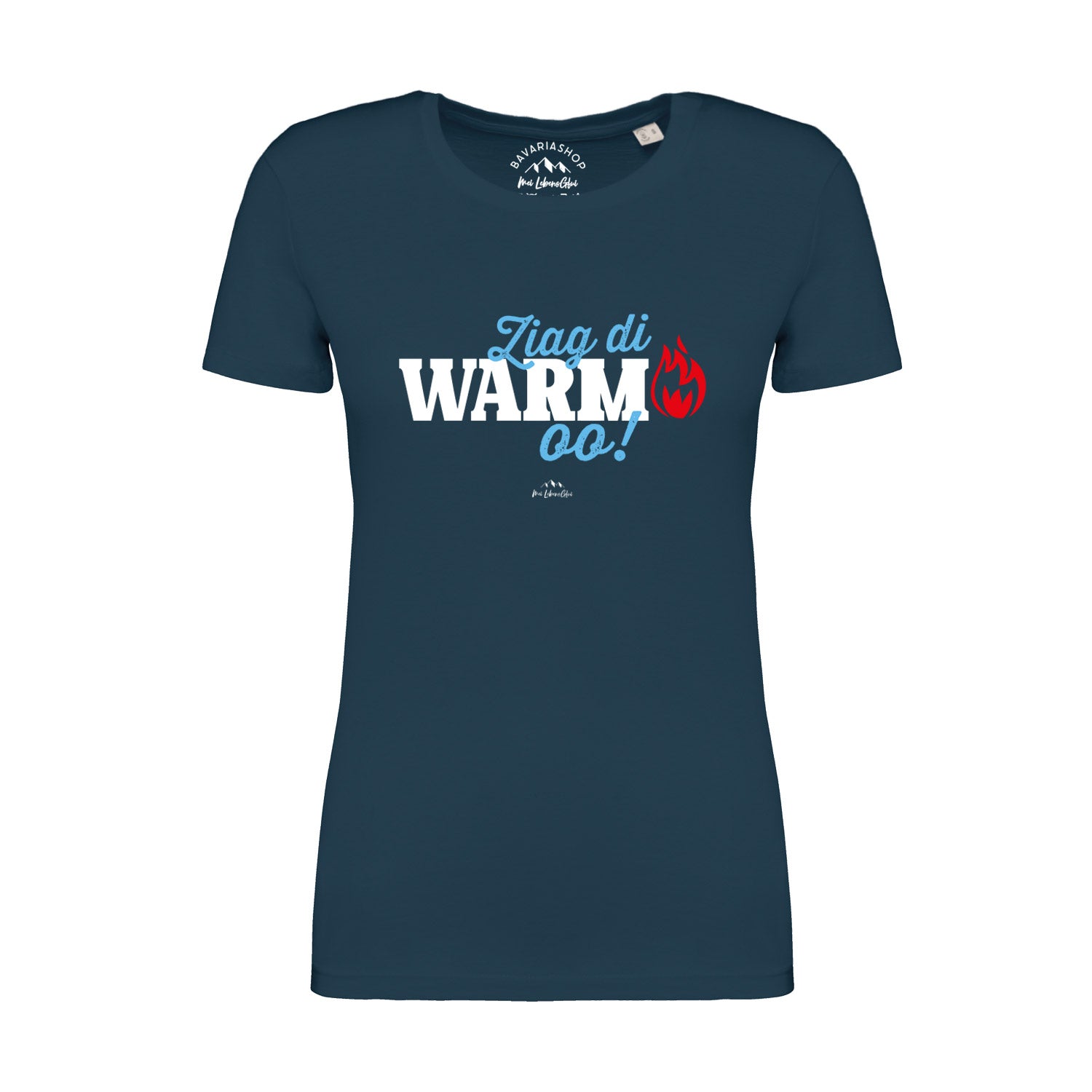 Damen T-Shirt "Ziag di warm oo!"