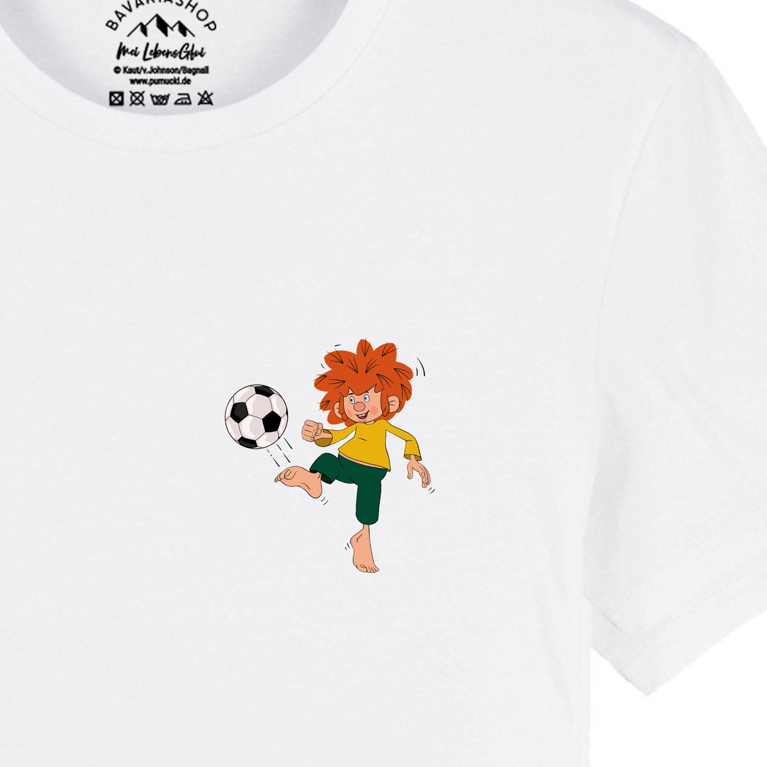 ®Pumuckl Herren T-Shirt "Fußball Kobold"