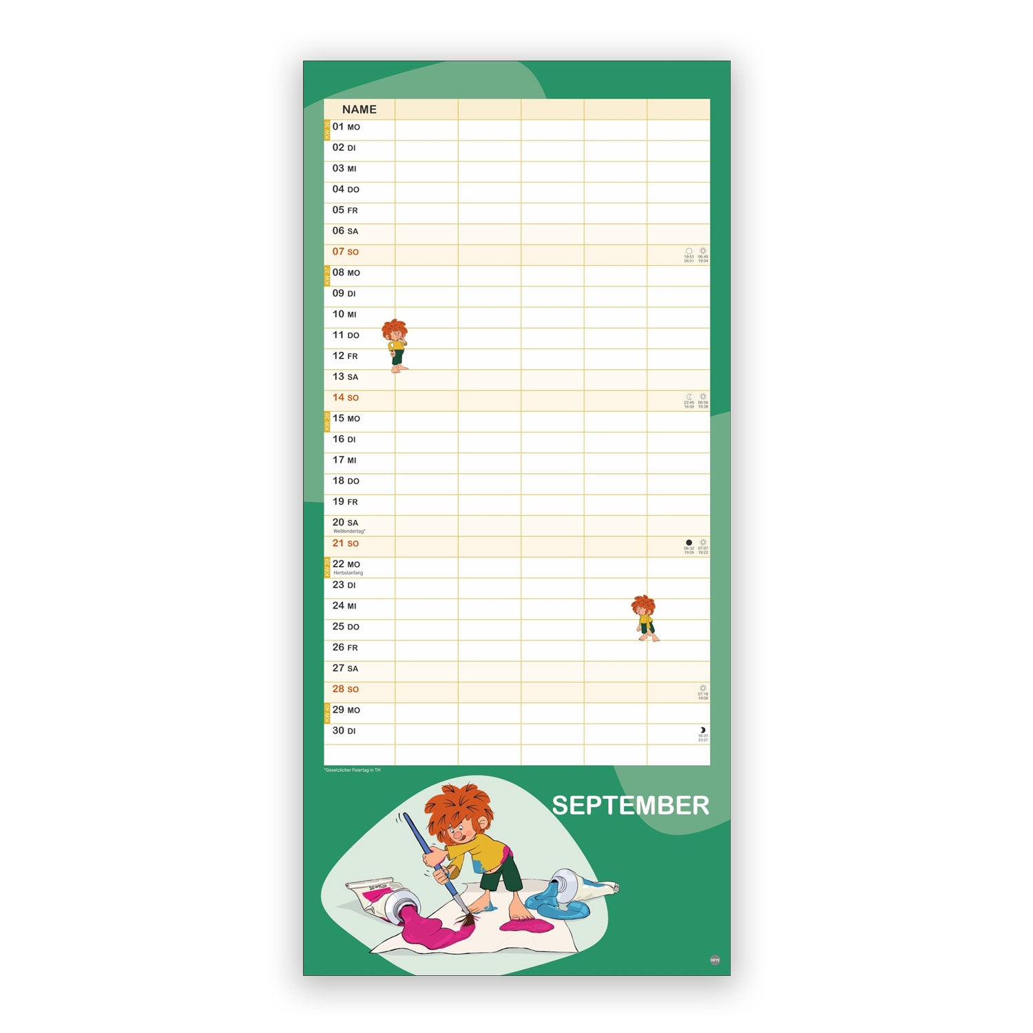 ®Pumuckl Familien Kalender 2025 - bavariashop - mei LebensGfui