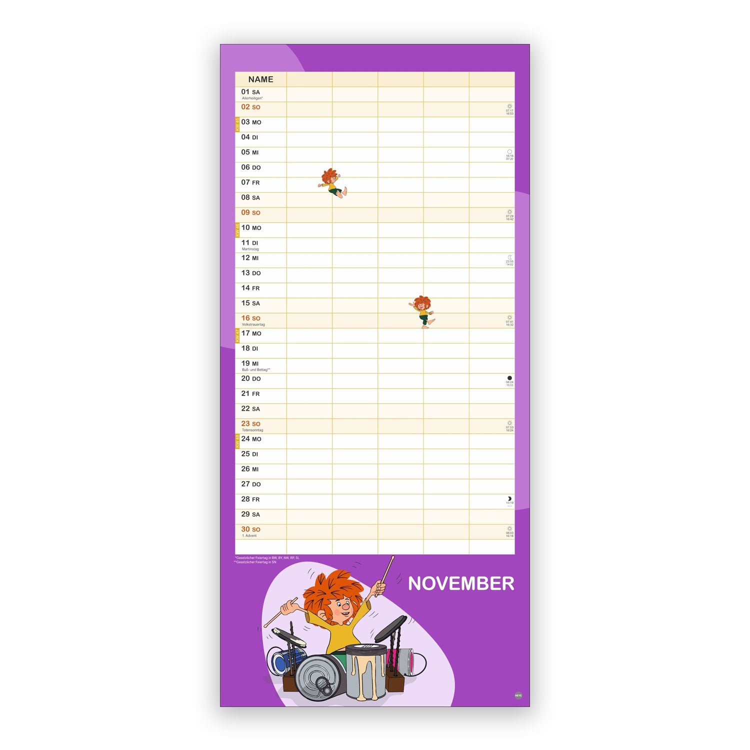 ®Pumuckl Familien Kalender 2025 - bavariashop - mei LebensGfui