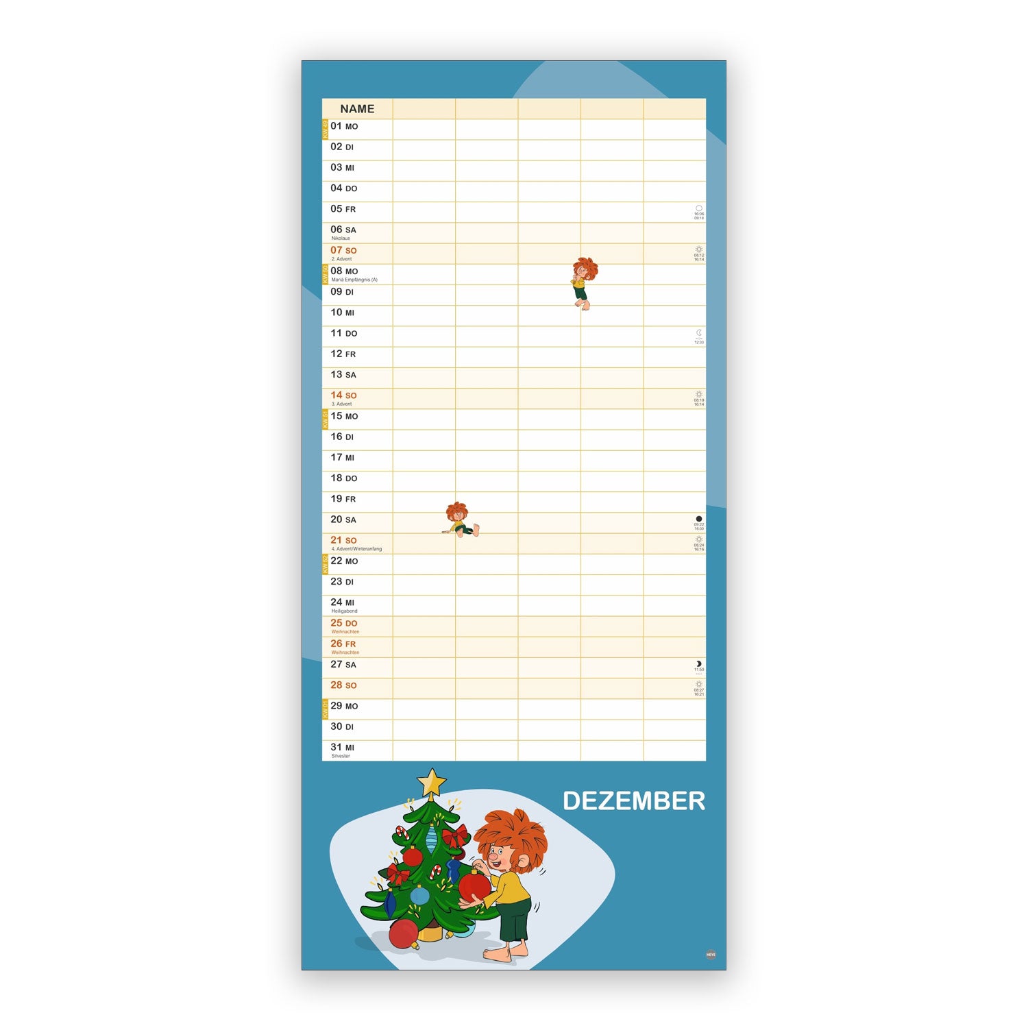 ®Pumuckl Familien Kalender 2025 - bavariashop - mei LebensGfui