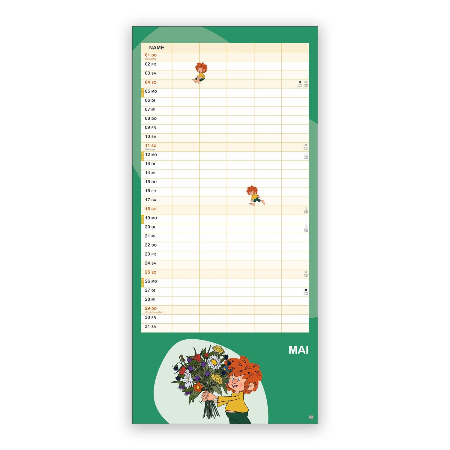 ®Pumuckl Familien Kalender 2025 - bavariashop - mei LebensGfui